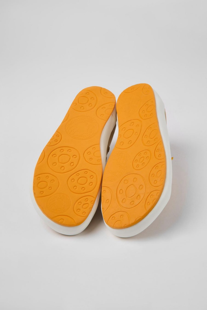 Zapatillas Camper Peu Rambla Textil Mujer Beige | GBWDJ-0623