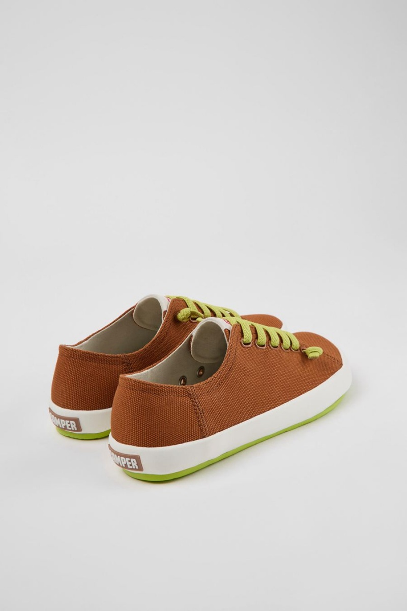Zapatillas Camper Peu Rambla Textil Mujer Beige | UTYWE-4087