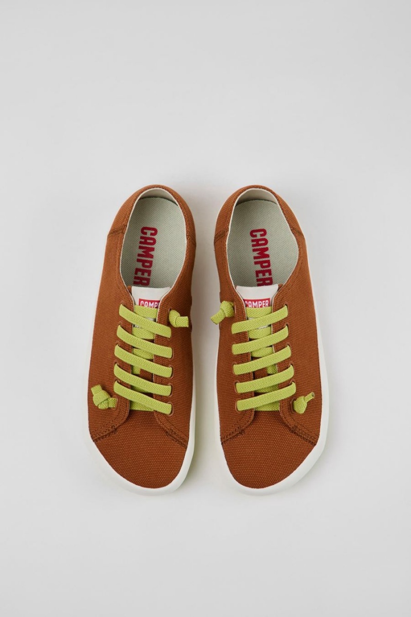 Zapatillas Camper Peu Rambla Textil Mujer Beige | UTYWE-4087