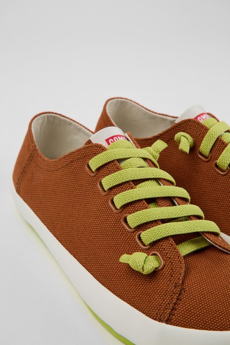 Zapatillas Camper Peu Rambla Textil Mujer Beige | UTYWE-4087