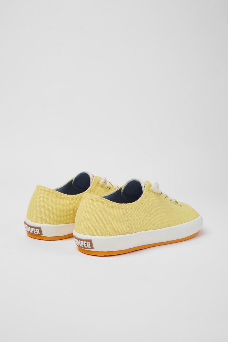 Zapatillas Camper Peu Rambla Textil Mujer Amarillo | KAJFN-2960