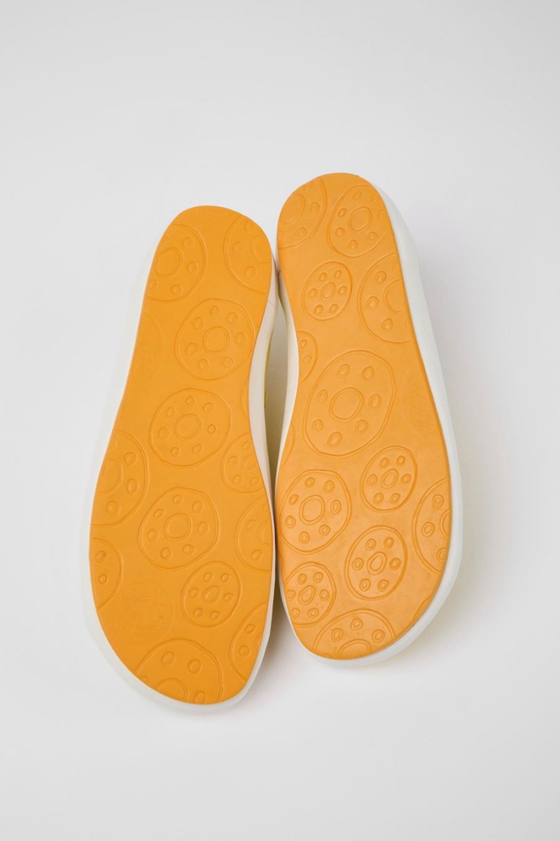 Zapatillas Camper Peu Rambla Textil Mujer Amarillo | KAJFN-2960