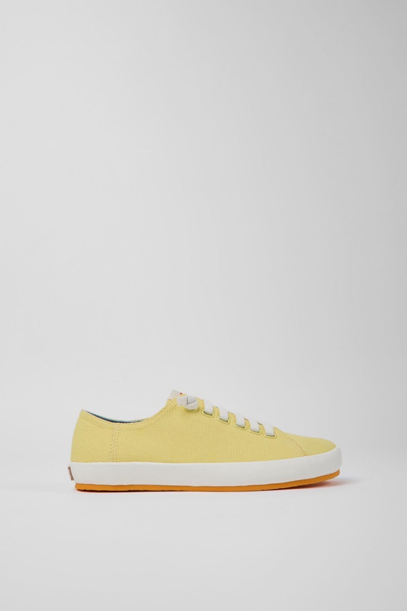 Zapatillas Camper Peu Rambla Textil Mujer Amarillo | KAJFN-2960