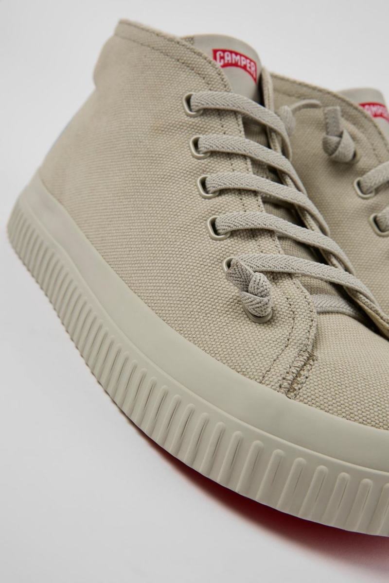 Zapatillas Camper Peu Roda Recycled Algodon Hombre Gris | OSHXP-6845