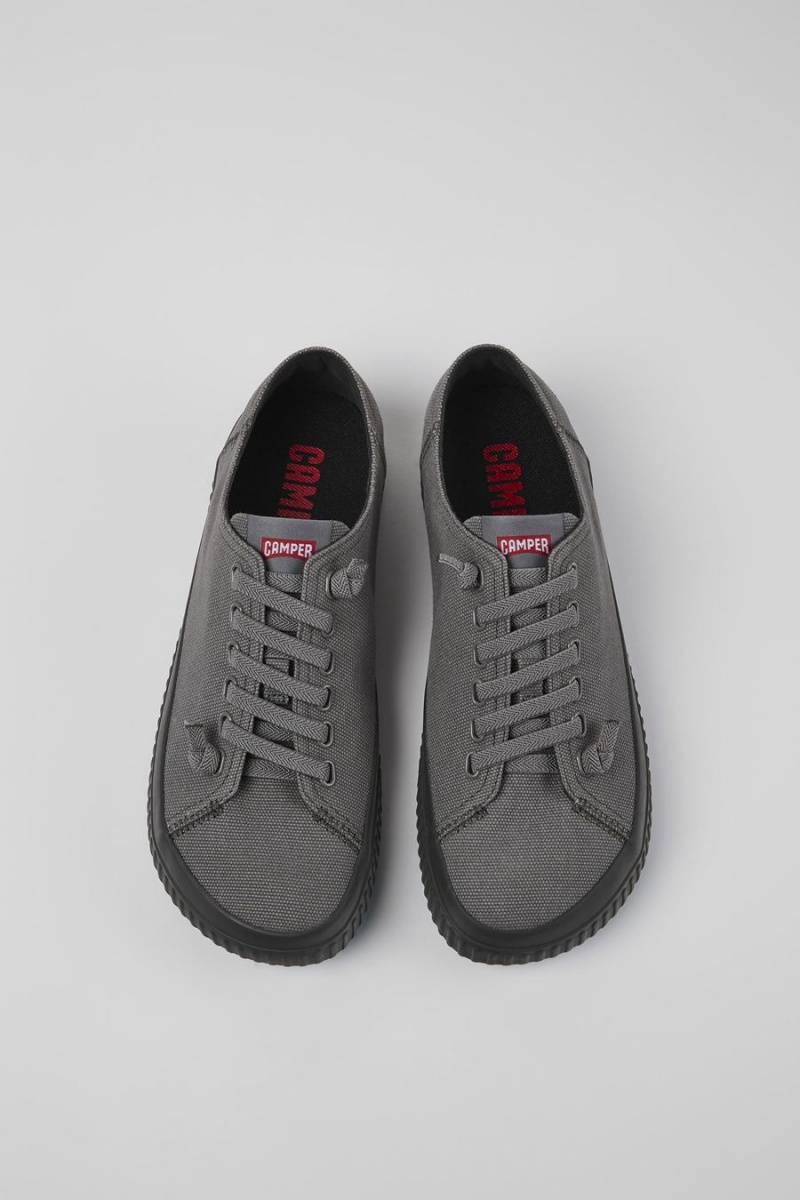 Zapatillas Camper Peu Roda Recycled Algodon Hombre Gris | NCTGX-0329