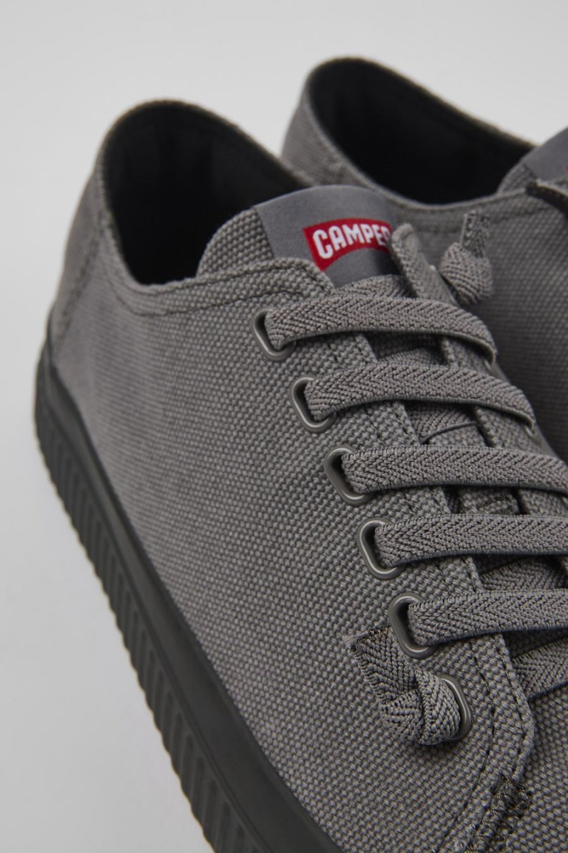 Zapatillas Camper Peu Roda Recycled Algodon Hombre Gris | NCTGX-0329