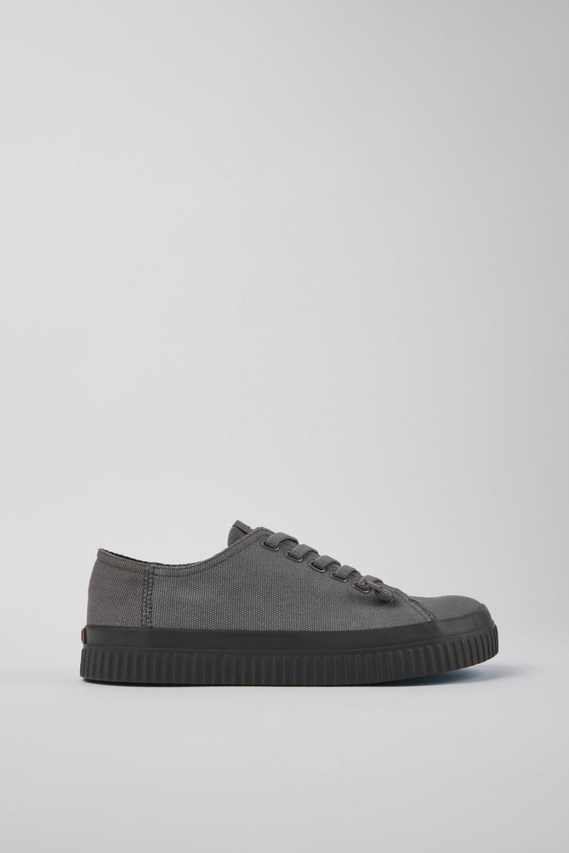 Zapatillas Camper Peu Roda Recycled Algodon Hombre Gris | NCTGX-0329