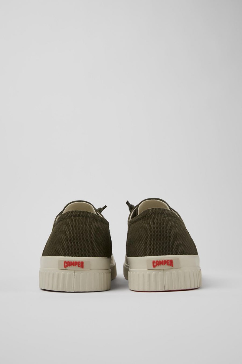 Zapatillas Camper Peu Roda Recycled Algodon Hombre Verde | JFBPQ-4830