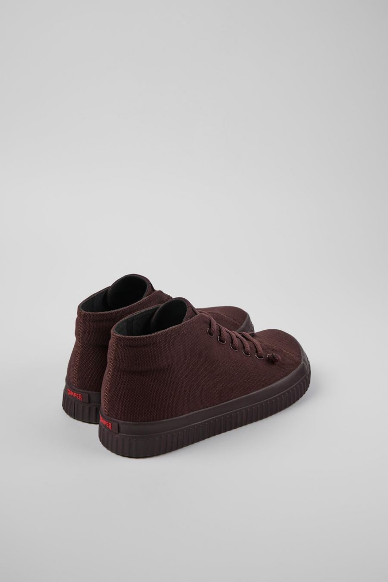 Zapatillas Camper Peu Roda Recycled Algodon Hombre Burdeos | VNIUT-7260