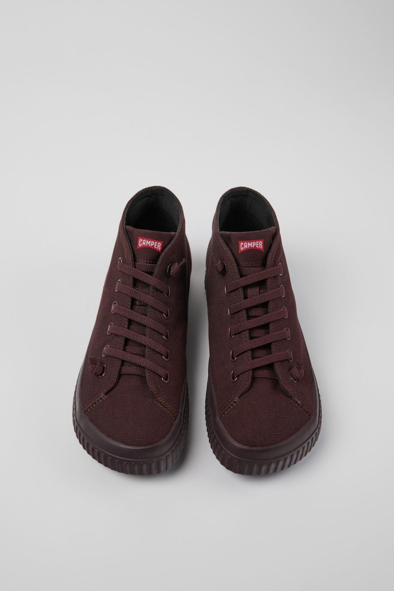 Zapatillas Camper Peu Roda Recycled Algodon Hombre Burdeos | VNIUT-7260