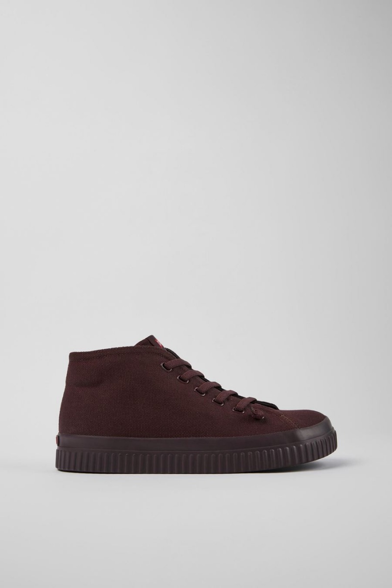 Zapatillas Camper Peu Roda Recycled Algodon Hombre Burdeos | VNIUT-7260