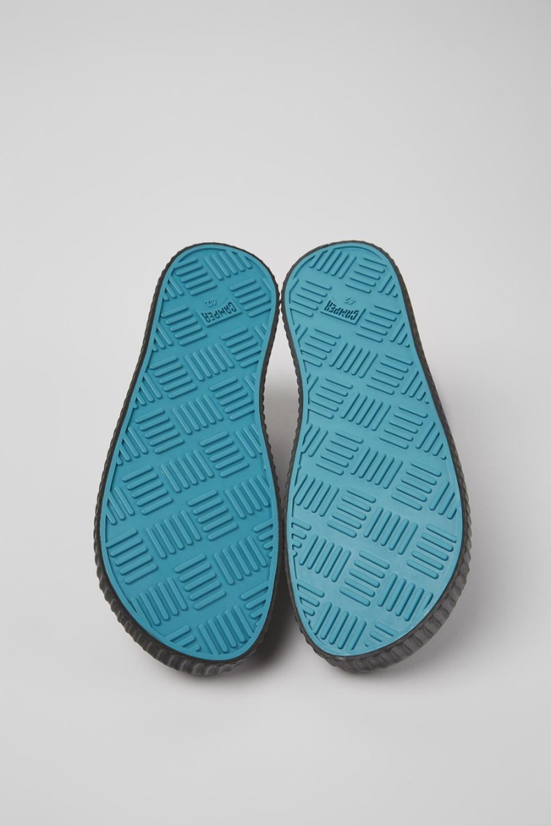 Zapatillas Camper Peu Roda Recycled Algodon Hombre Gris | MZYPI-8071
