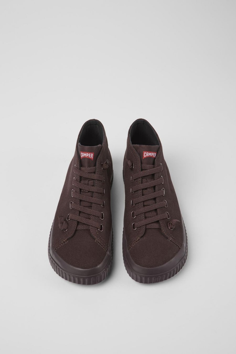 Zapatillas Camper Peu Roda Recycled Algodon Mujer Burdeos | IQWJX-1706