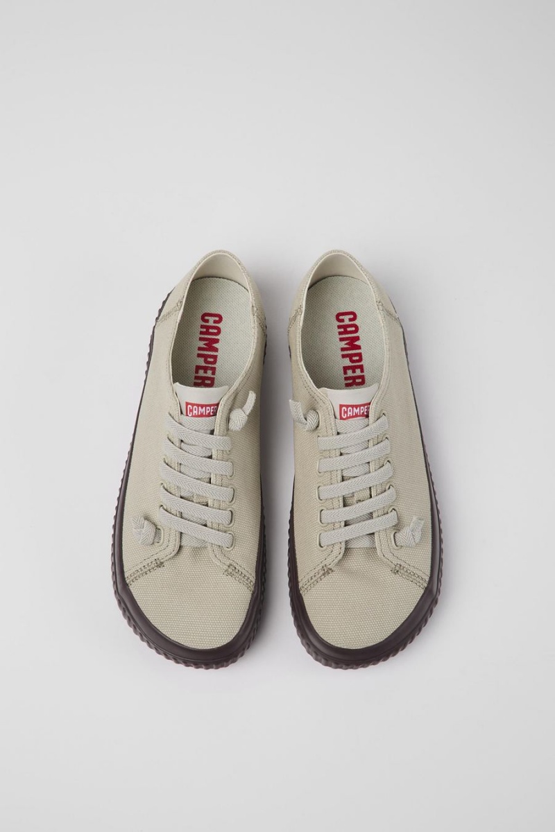 Zapatillas Camper Peu Roda Recycled Algodon Mujer Gris | WHAEU-8130