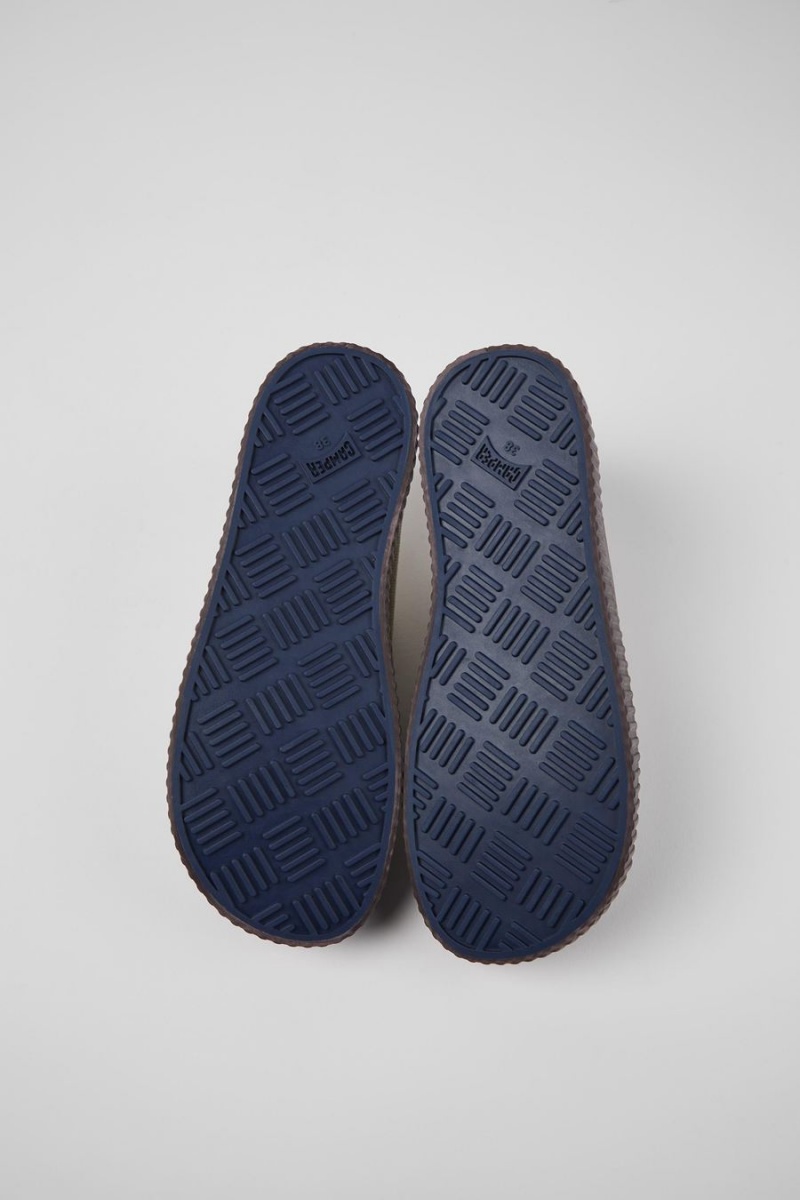 Zapatillas Camper Peu Roda Recycled Algodon Mujer Gris | WHAEU-8130