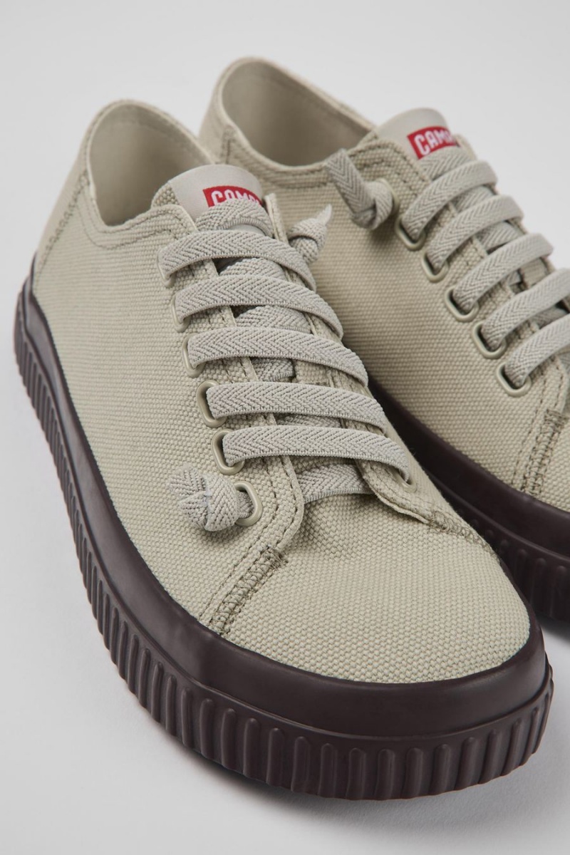 Zapatillas Camper Peu Roda Recycled Algodon Mujer Gris | WHAEU-8130