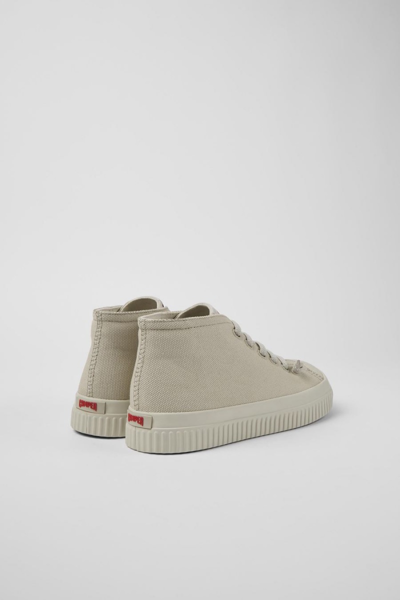 Zapatillas Camper Peu Roda Recycled Algodon Mujer Gris | FOMXY-6743