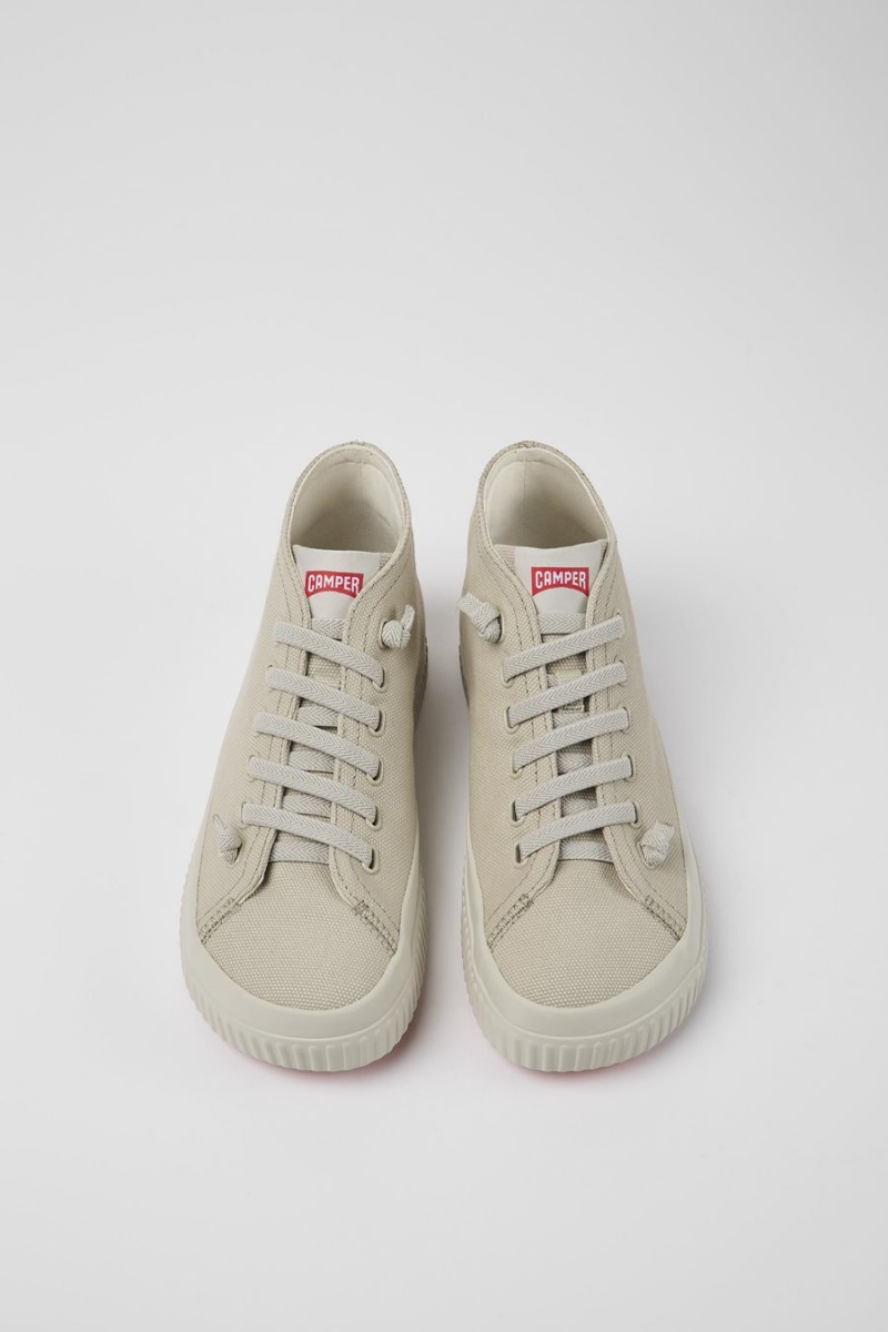 Zapatillas Camper Peu Roda Recycled Algodon Mujer Gris | FOMXY-6743