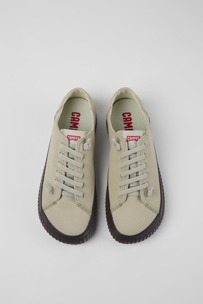 Zapatillas Camper Peu Roda Recycled Algodon Hombre Gris | LSXCT-0917