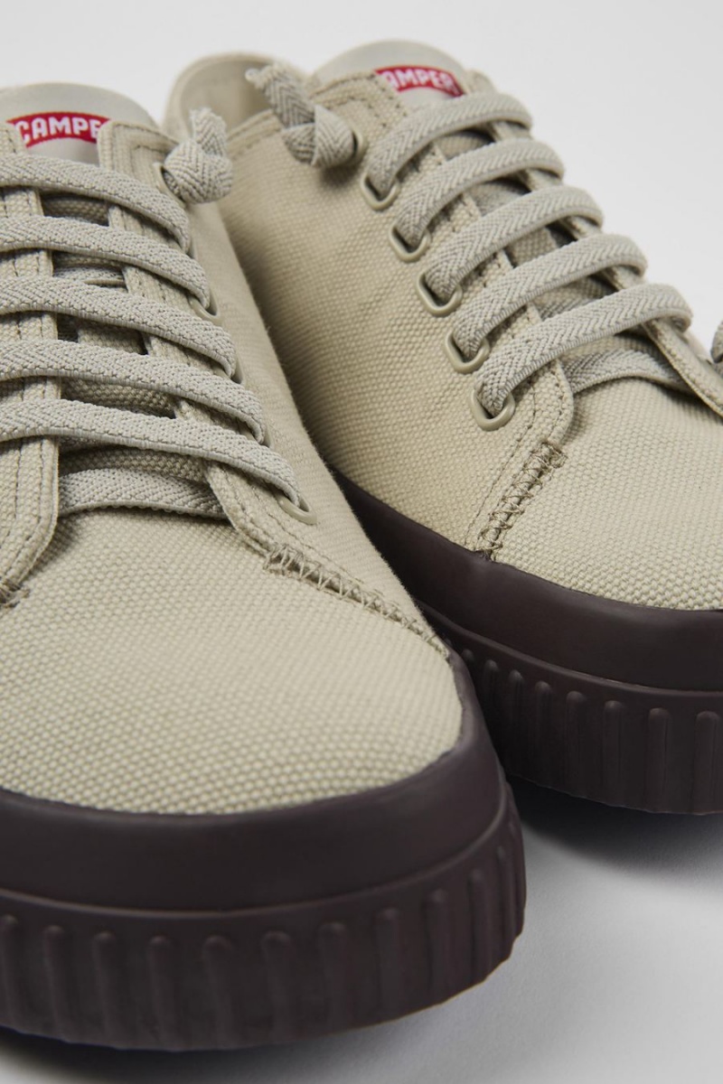 Zapatillas Camper Peu Roda Recycled Algodon Hombre Gris | LSXCT-0917