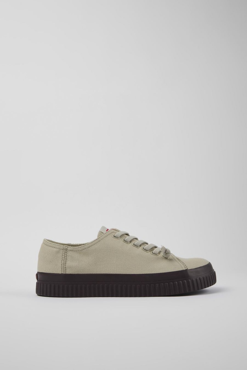 Zapatillas Camper Peu Roda Recycled Algodon Hombre Gris | LSXCT-0917