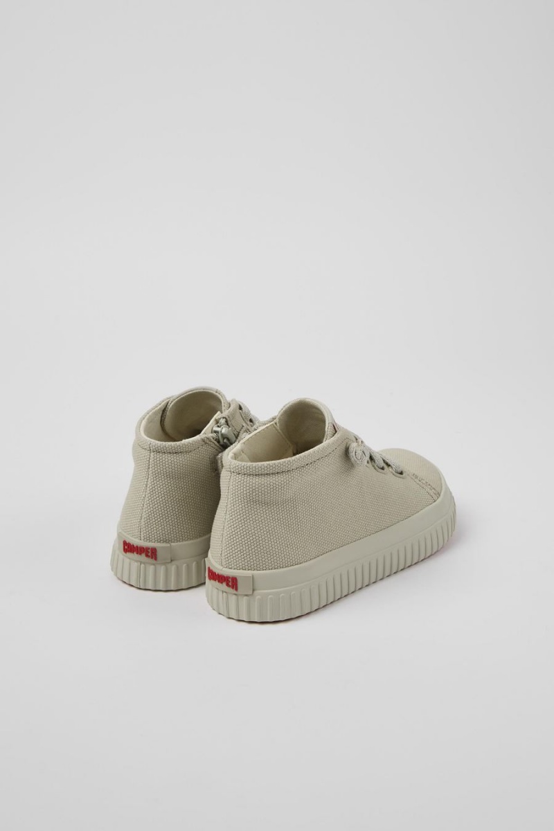 Zapatillas Camper Peu Roda Textil Niño Gris | NKTLD-6841