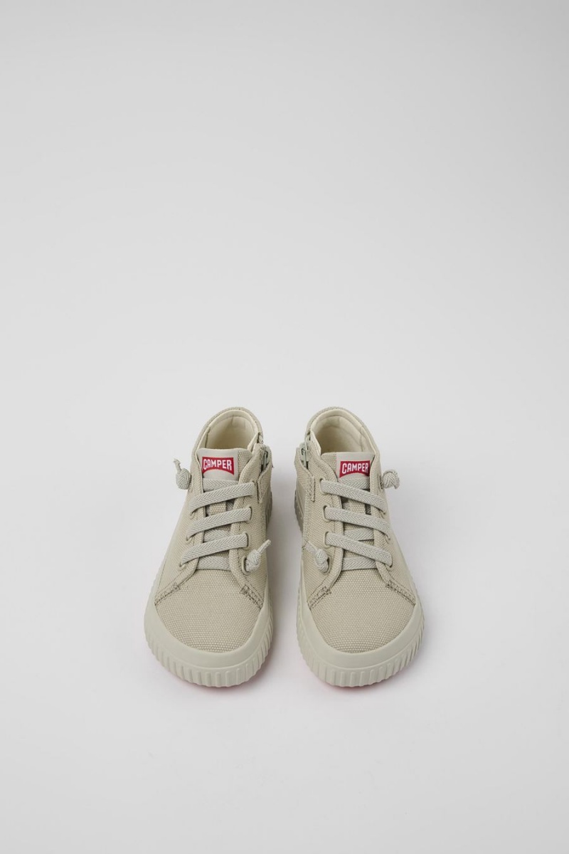 Zapatillas Camper Peu Roda Textil Niño Gris | NKTLD-6841