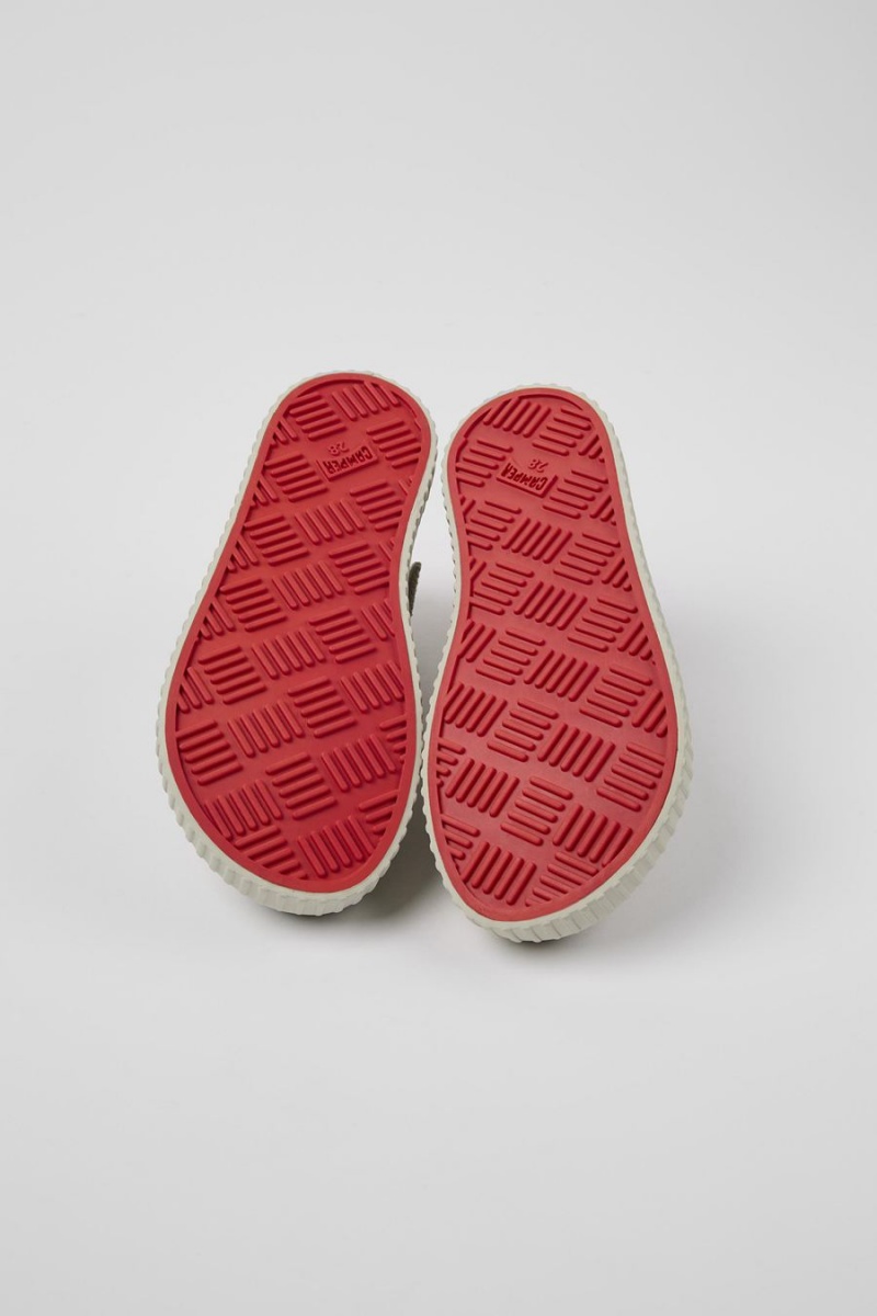 Zapatillas Camper Peu Roda Textil Niño Gris | NKTLD-6841