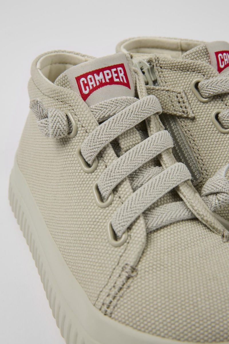 Zapatillas Camper Peu Roda Textil Niño Gris | NKTLD-6841