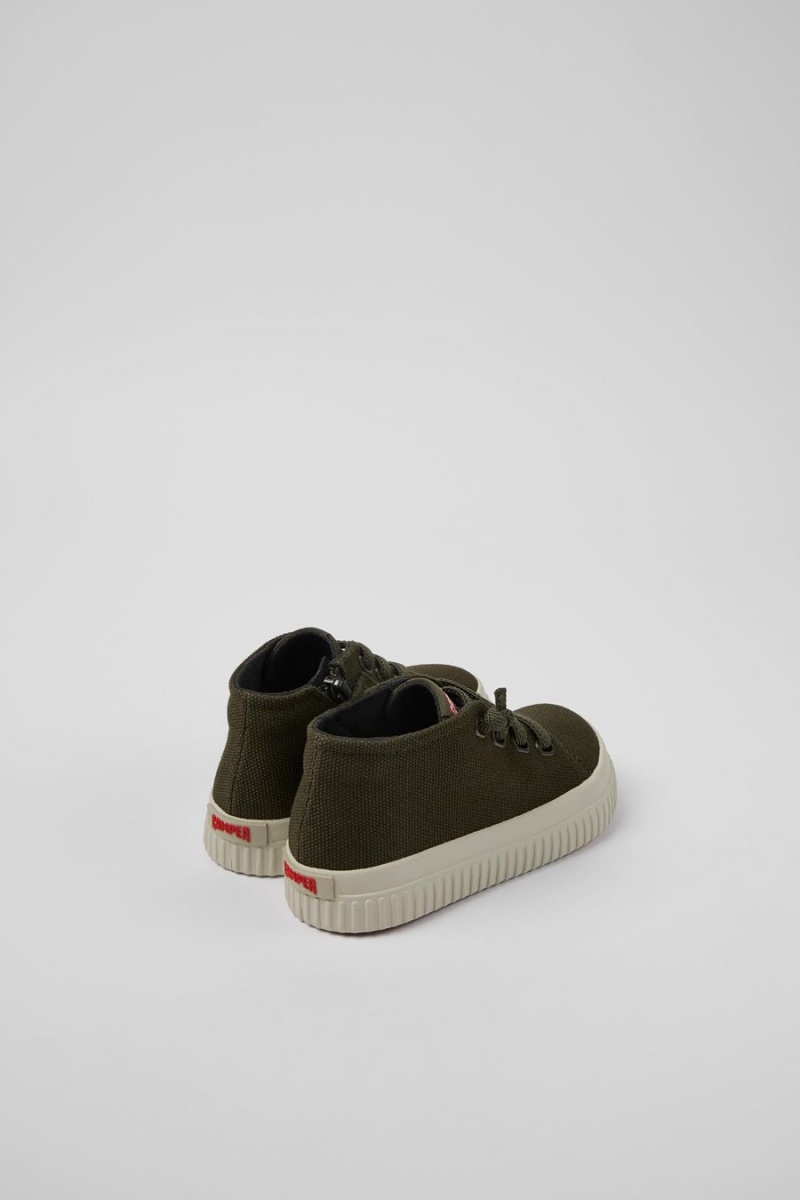 Zapatillas Camper Peu Roda Textil Niño Verde | ZOHCR-3650