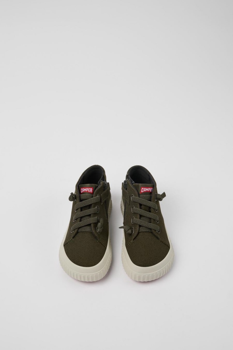 Zapatillas Camper Peu Roda Textil Niño Verde | ZOHCR-3650
