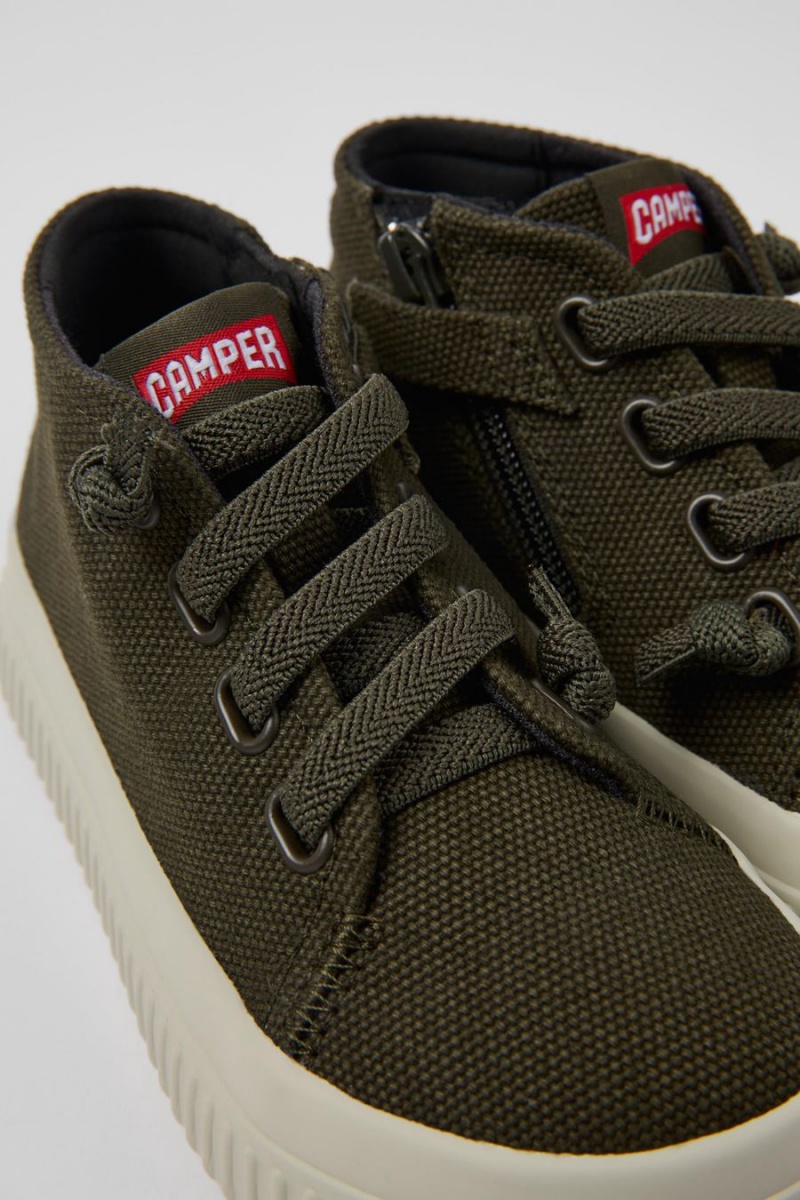 Zapatillas Camper Peu Roda Textil Niño Verde | ZOHCR-3650