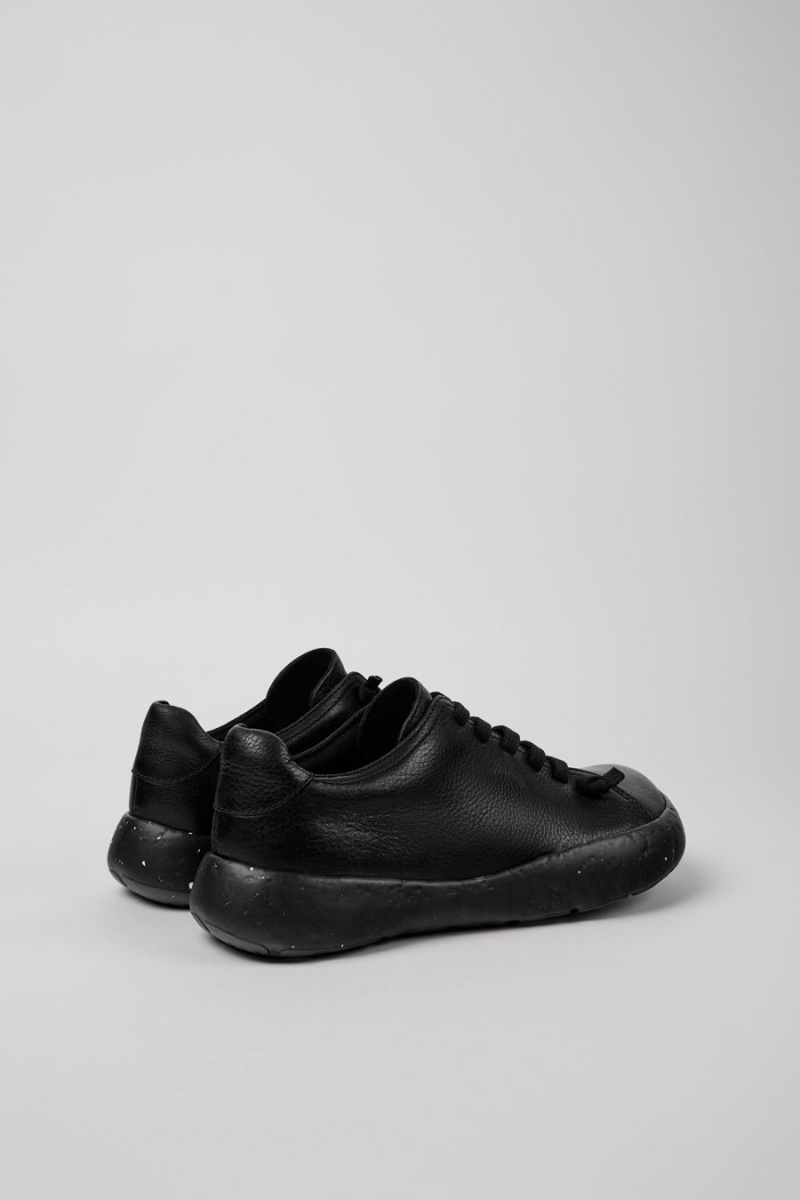 Zapatillas Camper Peu Stadium Cuero Hombre Negras | IAMTD-5780