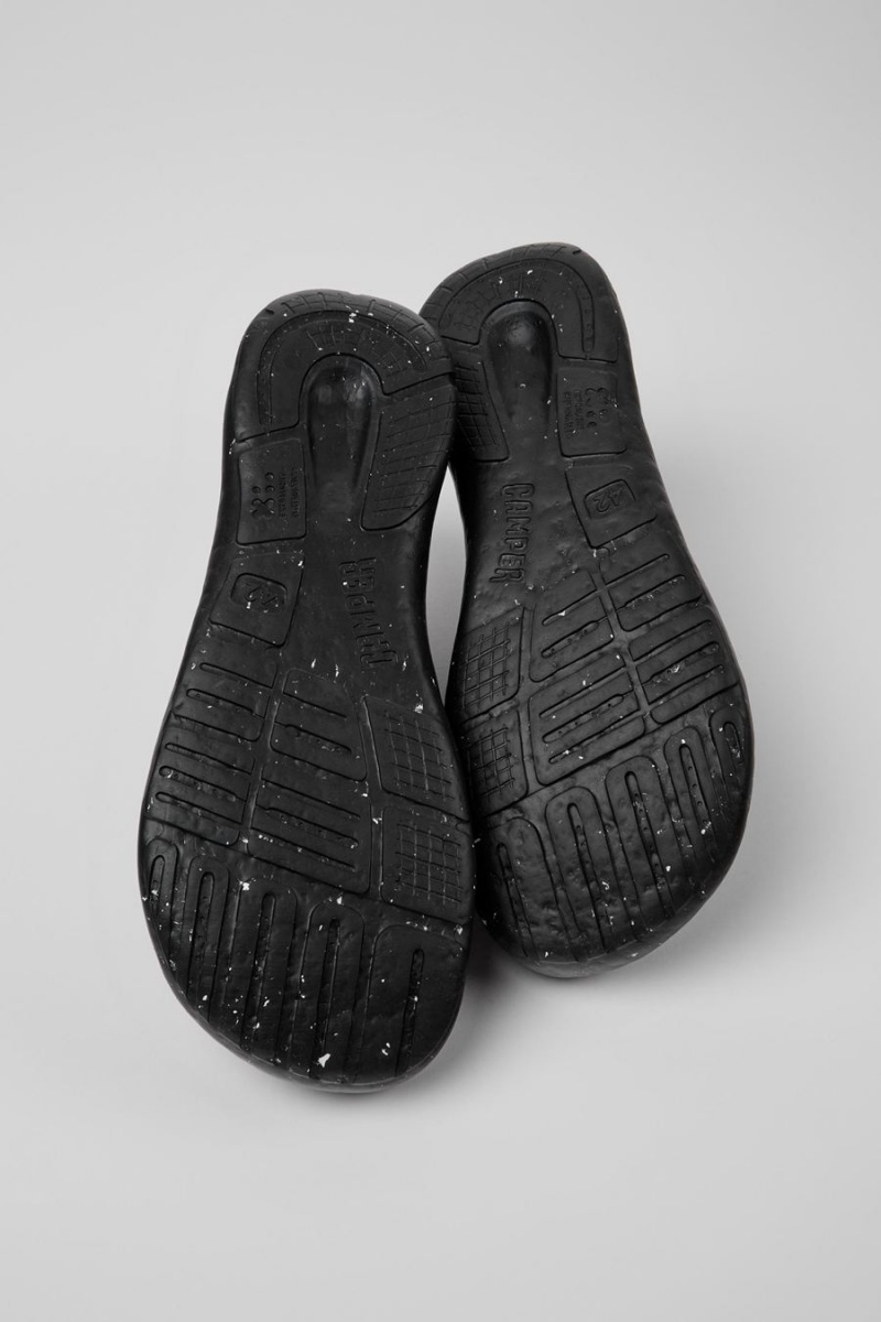 Zapatillas Camper Peu Stadium Cuero Hombre Negras | IAMTD-5780