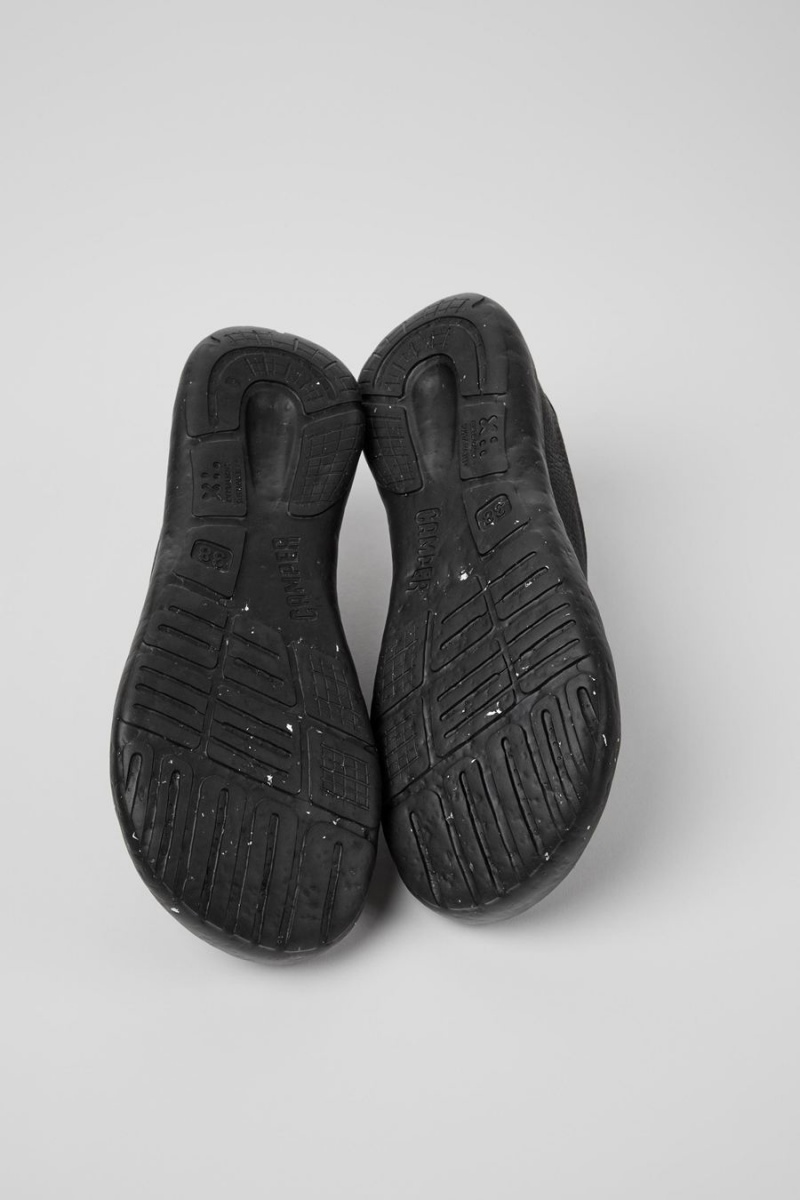 Zapatillas Camper Peu Stadium Cuero Mujer Negras | NXHGO-8437