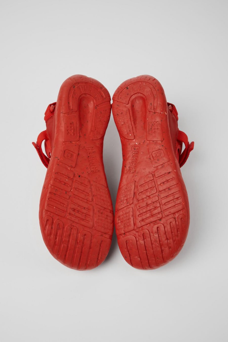 Zapatillas Camper Peu Stadium Semi-open Hombre Rojas | QHTUY-2085