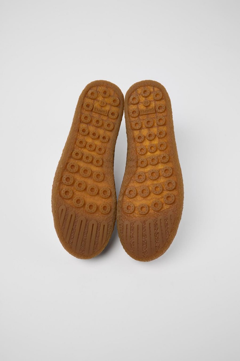 Zapatillas Camper Peu Terreno Cuero Hombre Blancas | BTUGF-8364