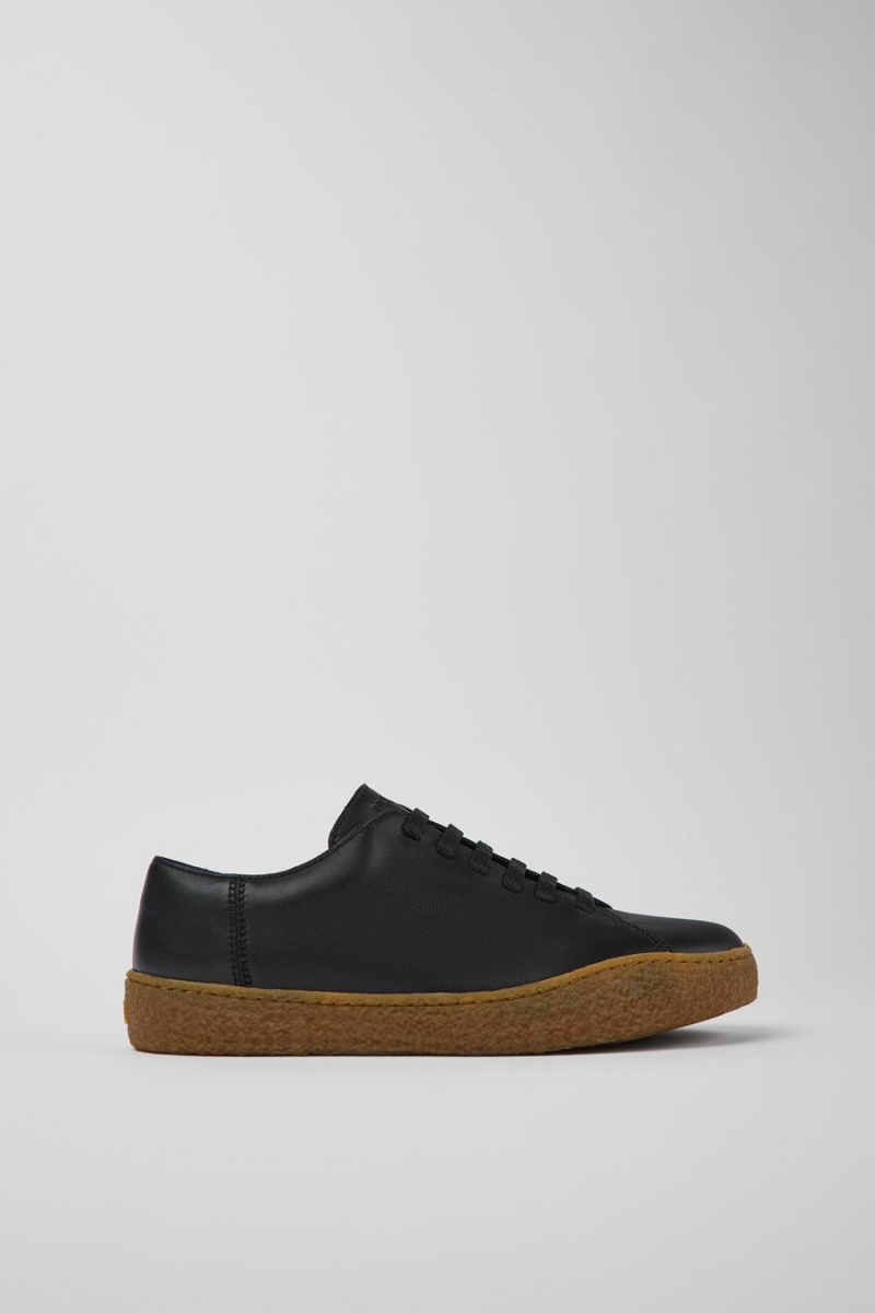 Zapatillas Camper Peu Terreno Cuero Hombre Negras | CHUKI-9082