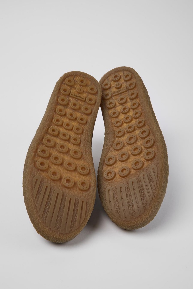 Zapatillas Camper Peu Terreno Cuero Hombre Marrones | PLUOI-4821