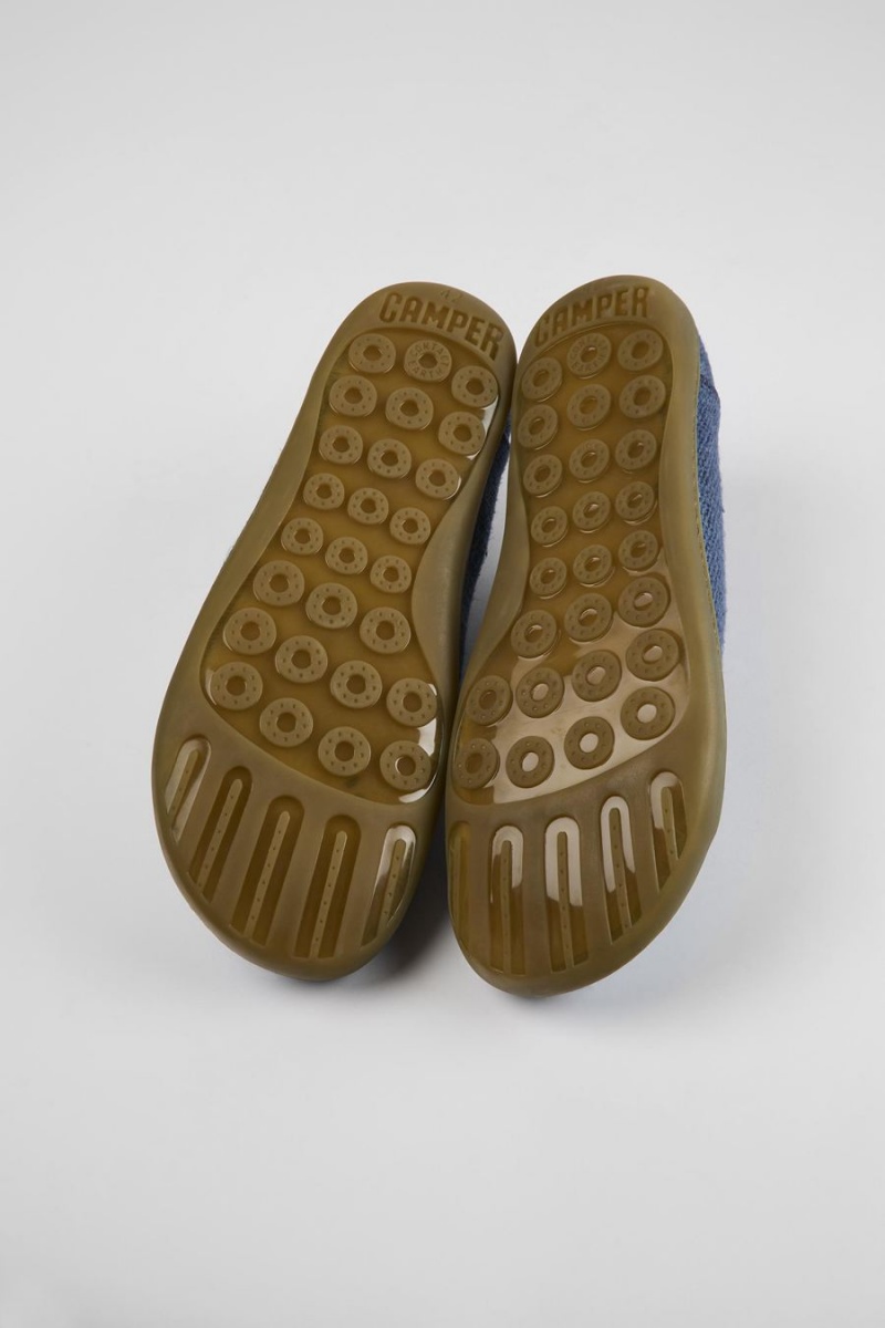 Zapatillas Camper Peu Textil Hombre Azules | LOFGI-0257