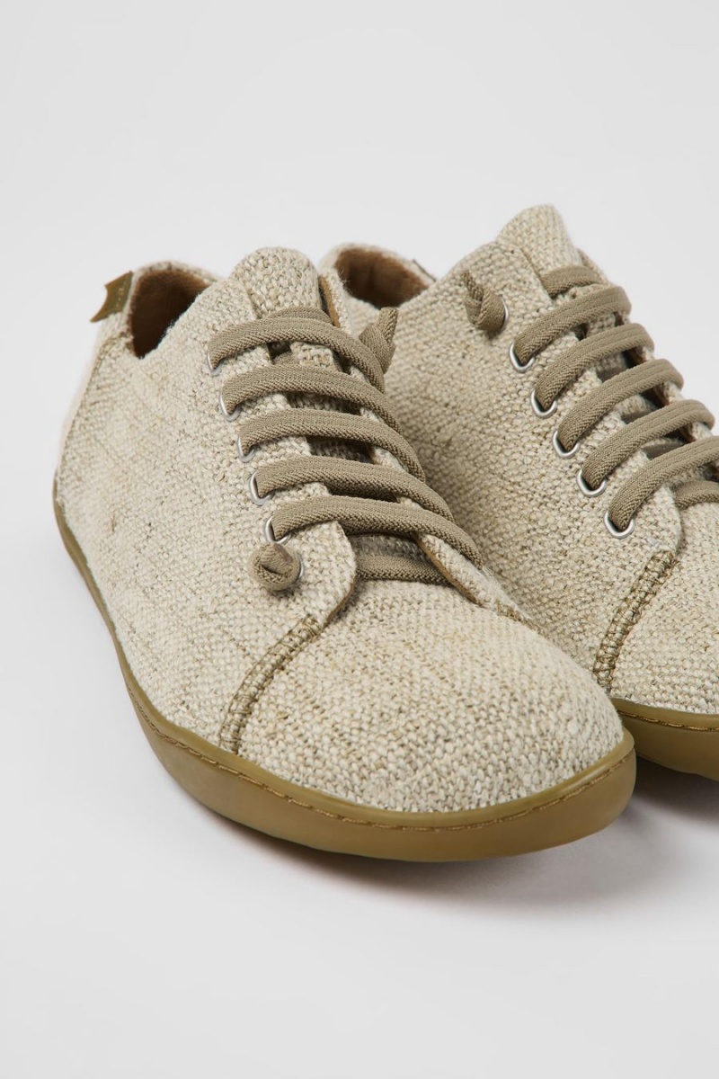 Zapatillas Camper Peu Textil Hombre Beige | RVQAY-4170