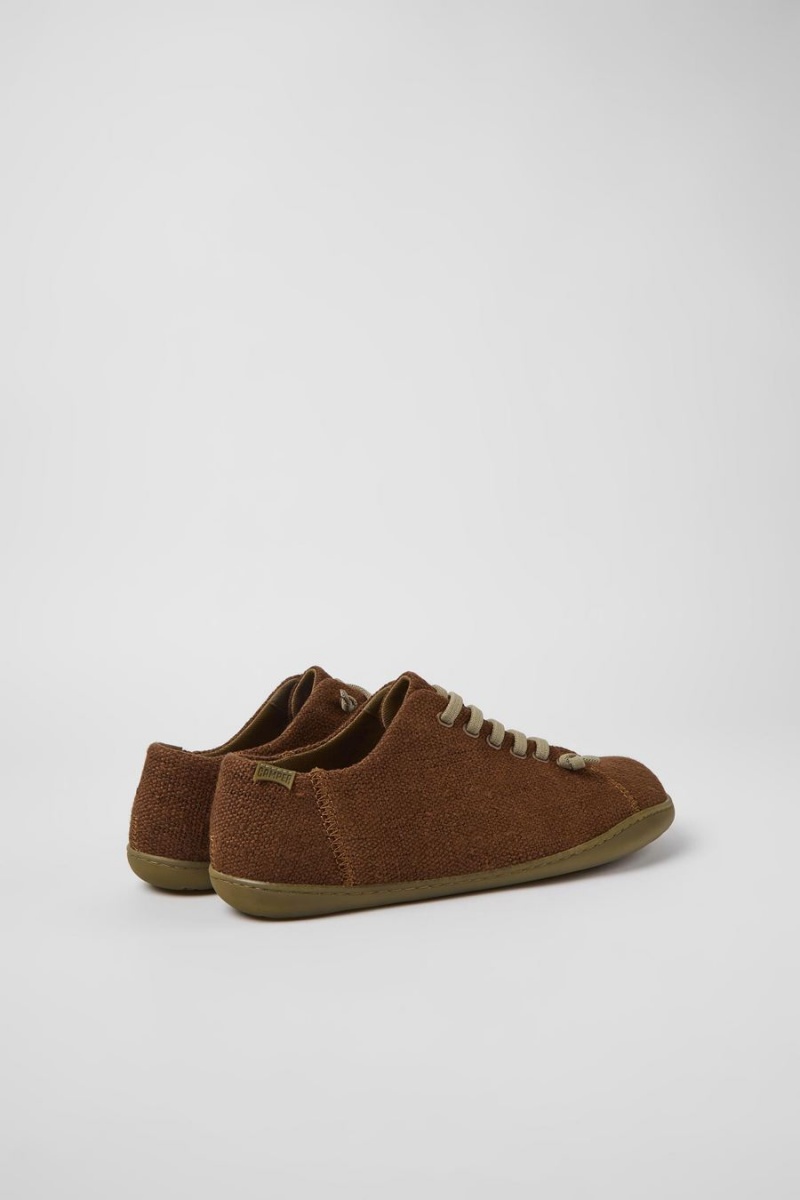 Zapatillas Camper Peu Textil Hombre Marrones | EGOIU-3492