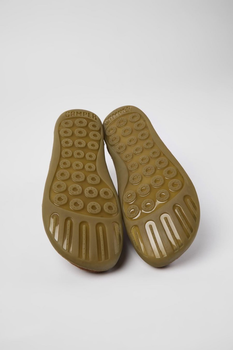 Zapatillas Camper Peu Textil Hombre Marrones | EGOIU-3492