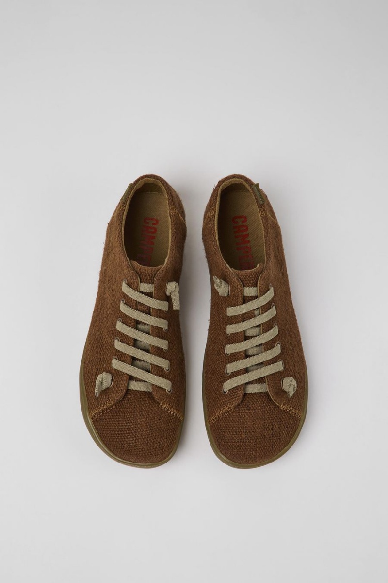 Zapatillas Camper Peu Textil Mujer Marrones | UXTCE-0285