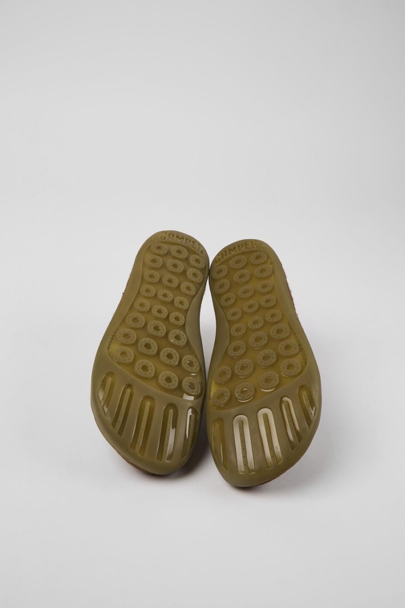 Zapatillas Camper Peu Textil Mujer Marrones | UXTCE-0285