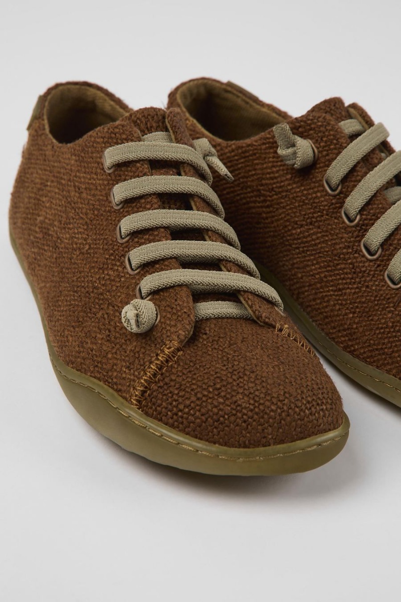 Zapatillas Camper Peu Textil Mujer Marrones | UXTCE-0285