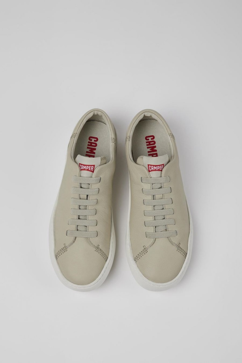 Zapatillas Camper Peu Touring Cuero Mujer Gris | HZGVM-3428