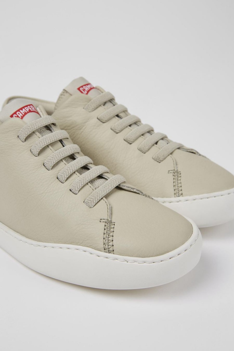 Zapatillas Camper Peu Touring Cuero Mujer Gris | HZGVM-3428
