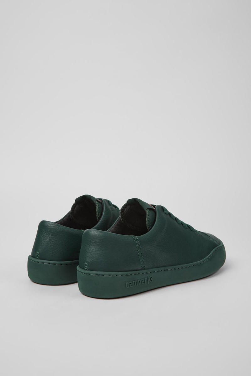 Zapatillas Camper Peu Touring Cuero Mujer Verde | ITRLA-1962