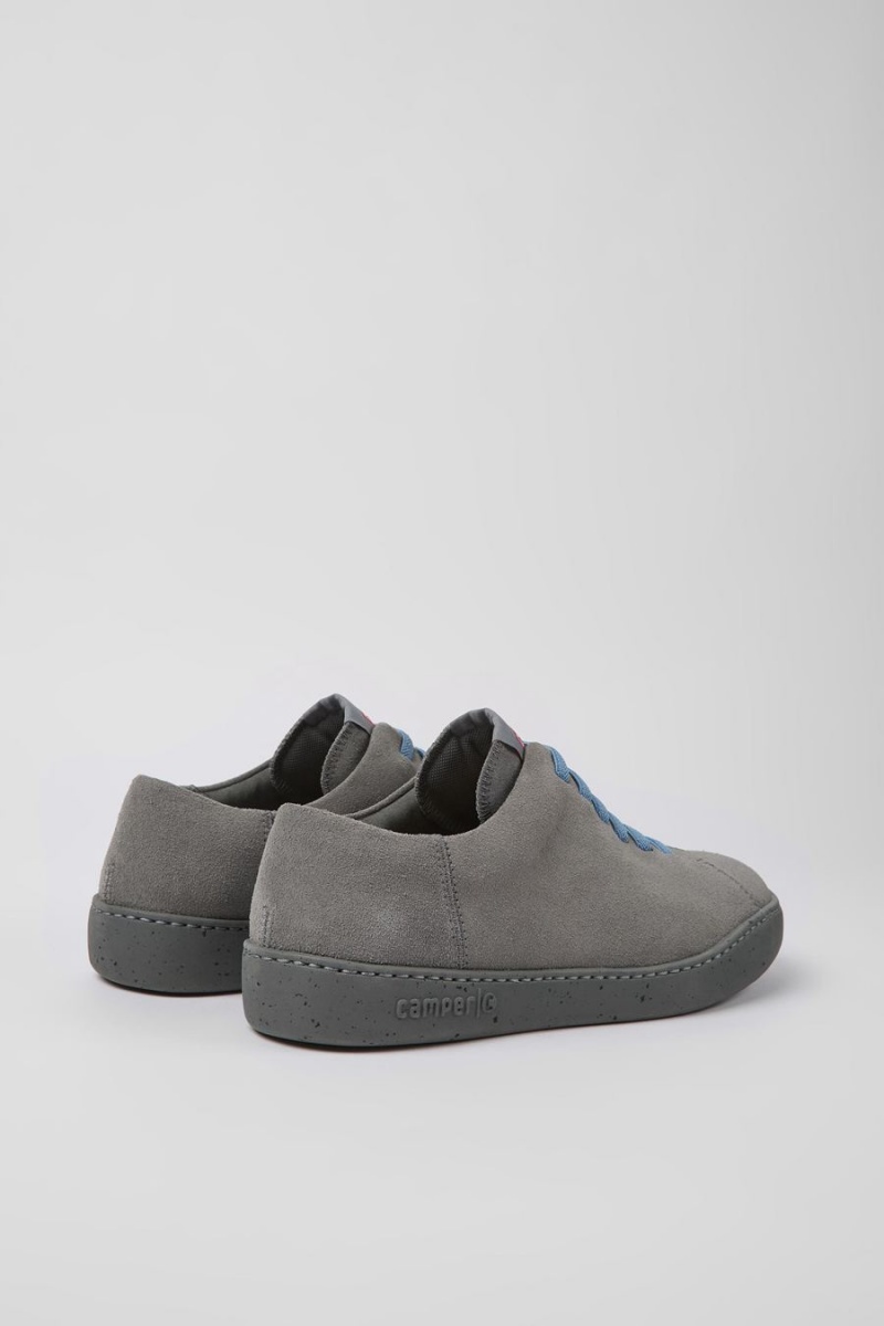 Zapatillas Camper Peu Touring Nubuck Hombre Gris | YFKIJ-0428